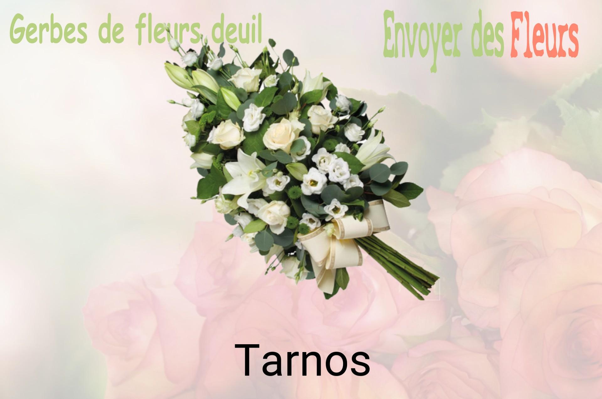 Gerbe de fleurs de deuil livrée à Tarnos